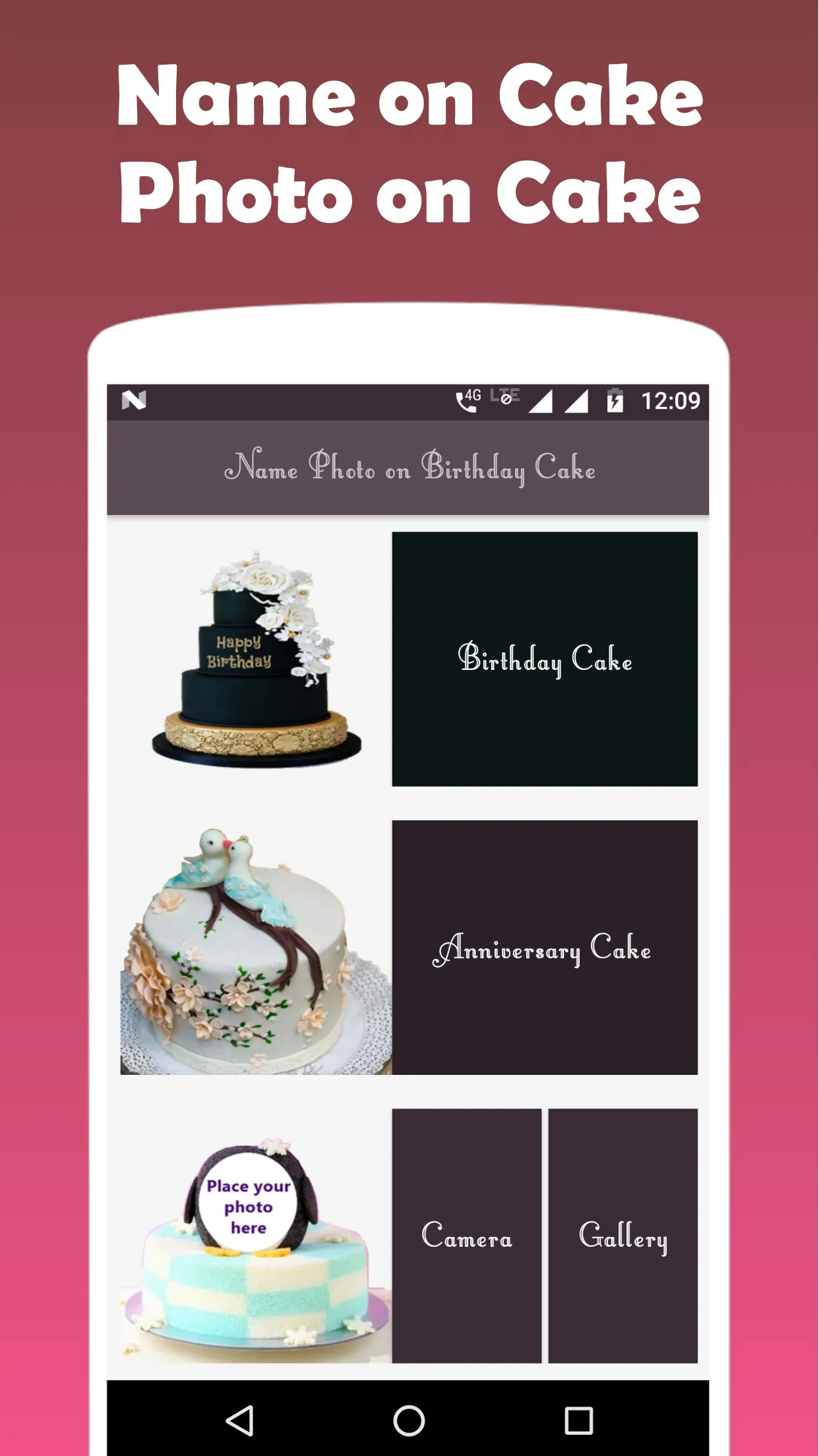 Name on Birthday Cake | Indus Appstore | Screenshot