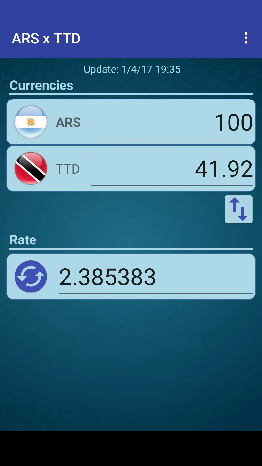 Arg. Peso x Trinid. To. Dollar | Indus Appstore | Screenshot