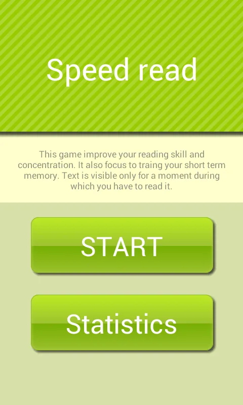 Speed reading game | Indus Appstore | Screenshot