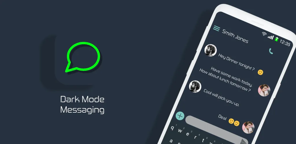 Dark Mode Messaging | Indus Appstore | Screenshot