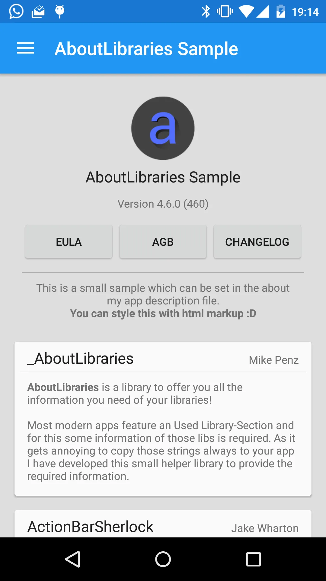 AboutLibraries Library | Indus Appstore | Screenshot