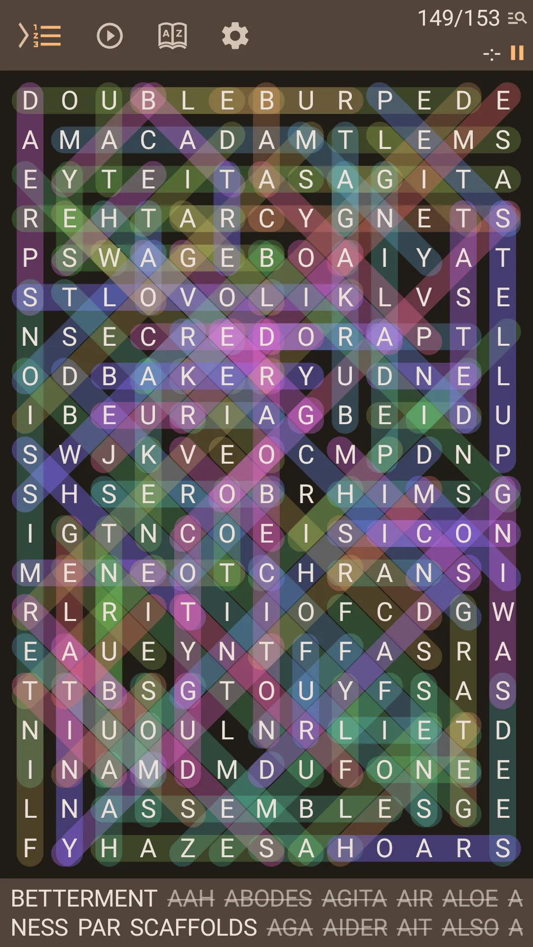 Word Search Perfected | Indus Appstore | Screenshot