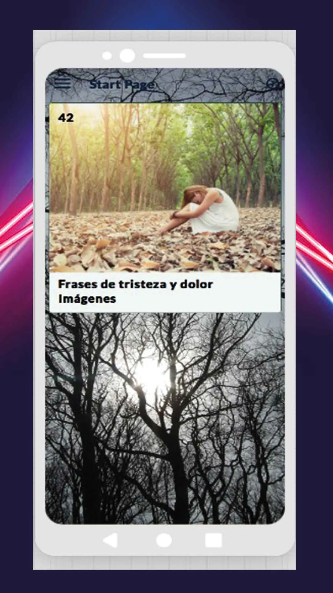 Frases de tristeza y dolor | Indus Appstore | Screenshot