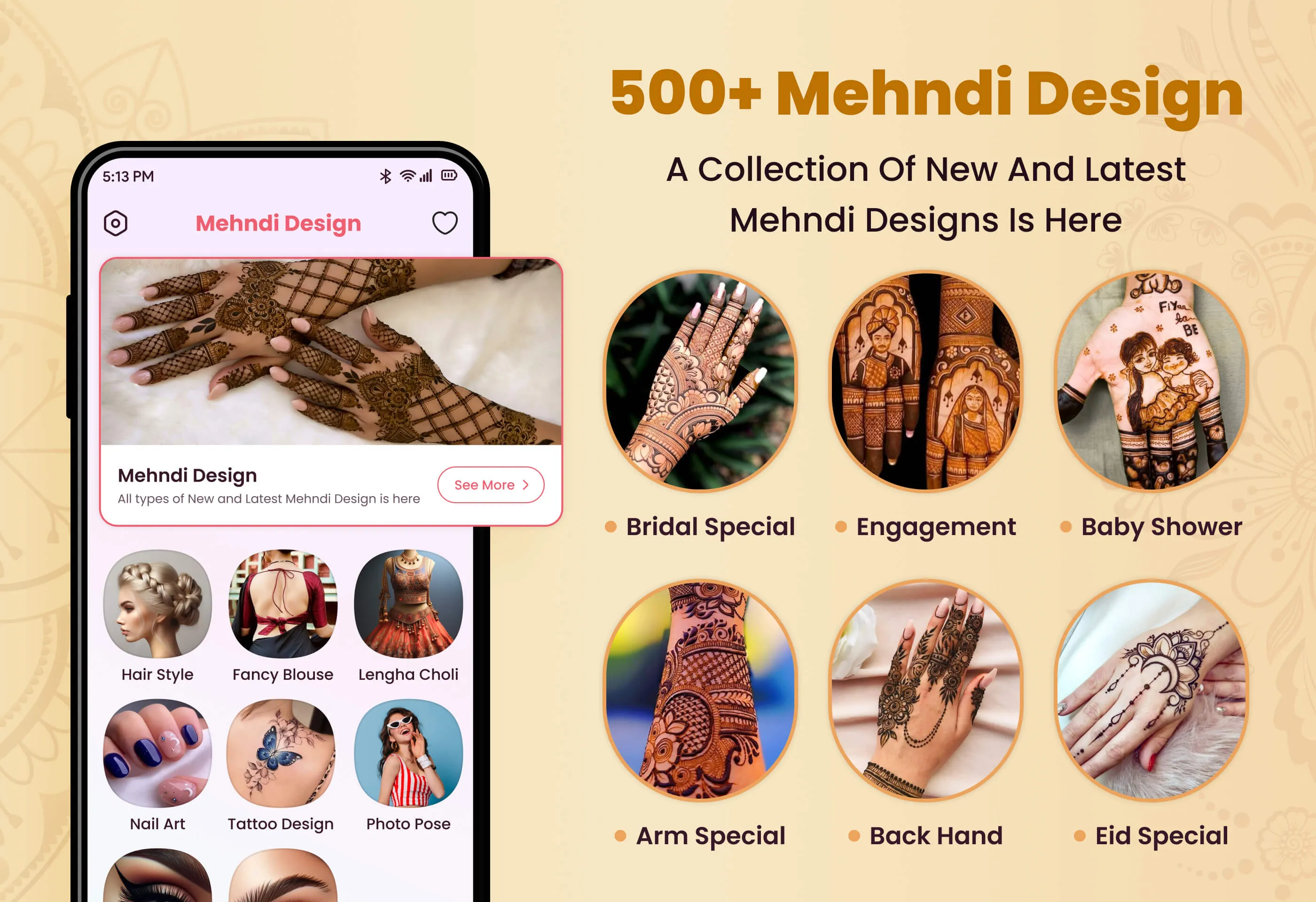 Mehndi Design 2024 - Bridal | Indus Appstore | Screenshot