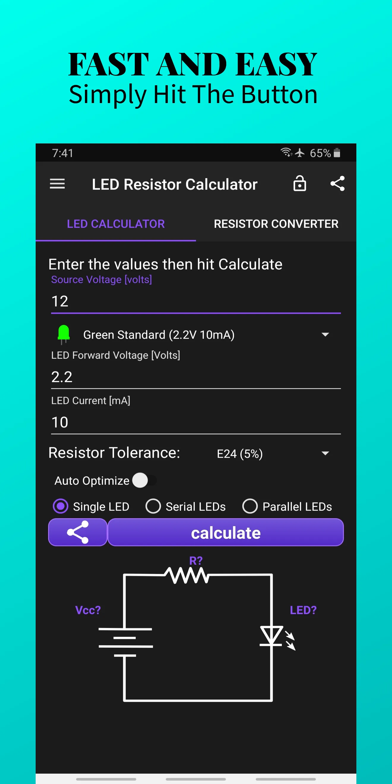 LED Resistor Calculator & SMD | Indus Appstore | Screenshot