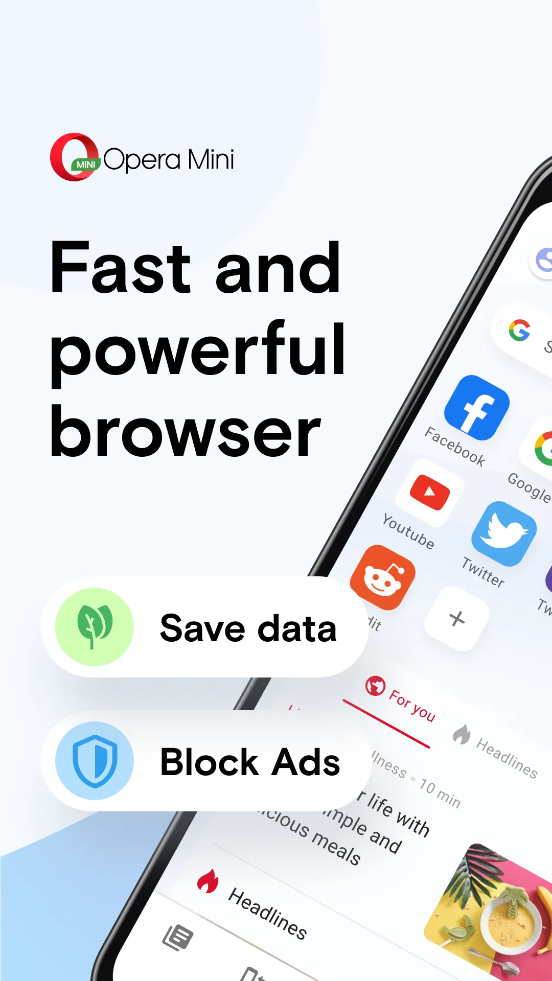 Opera Mini browser beta | Indus Appstore | Screenshot