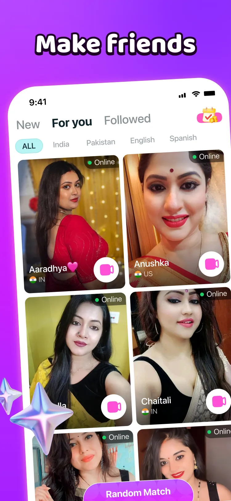 Meetro — Online Video Calls | Indus Appstore | Screenshot