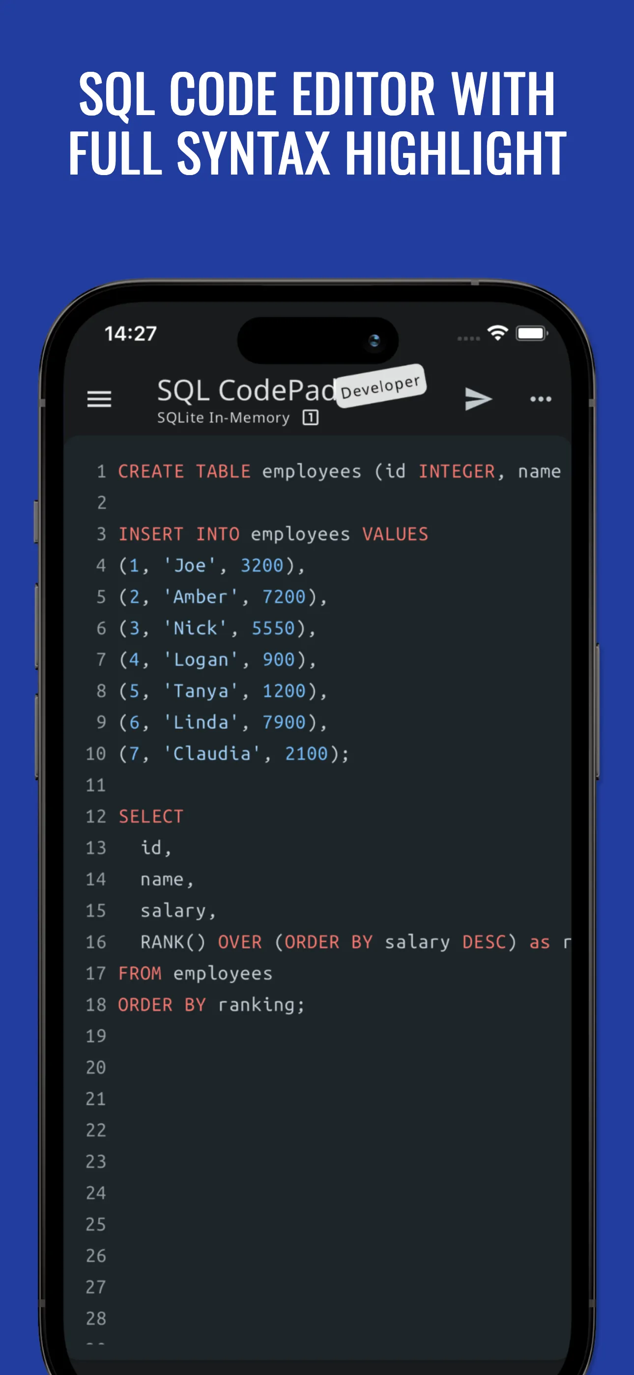 SQL Database Manager DB-Client | Indus Appstore | Screenshot