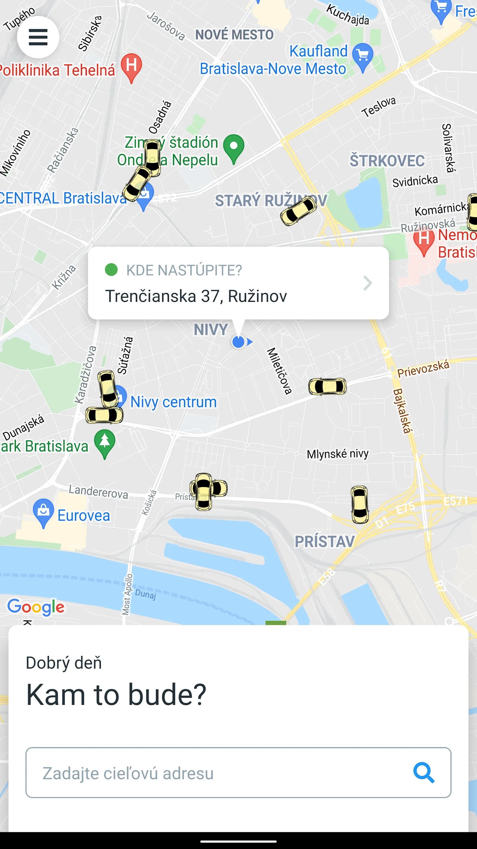 Prešporok TAXI - Bratislava | Indus Appstore | Screenshot