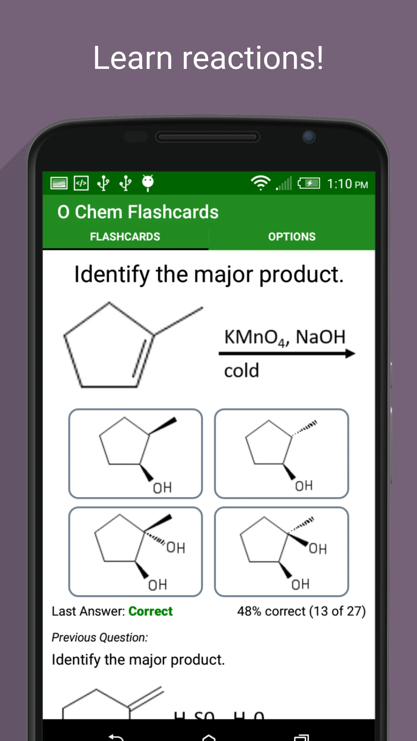 Organic Chemistry Flashcards | Indus Appstore | Screenshot