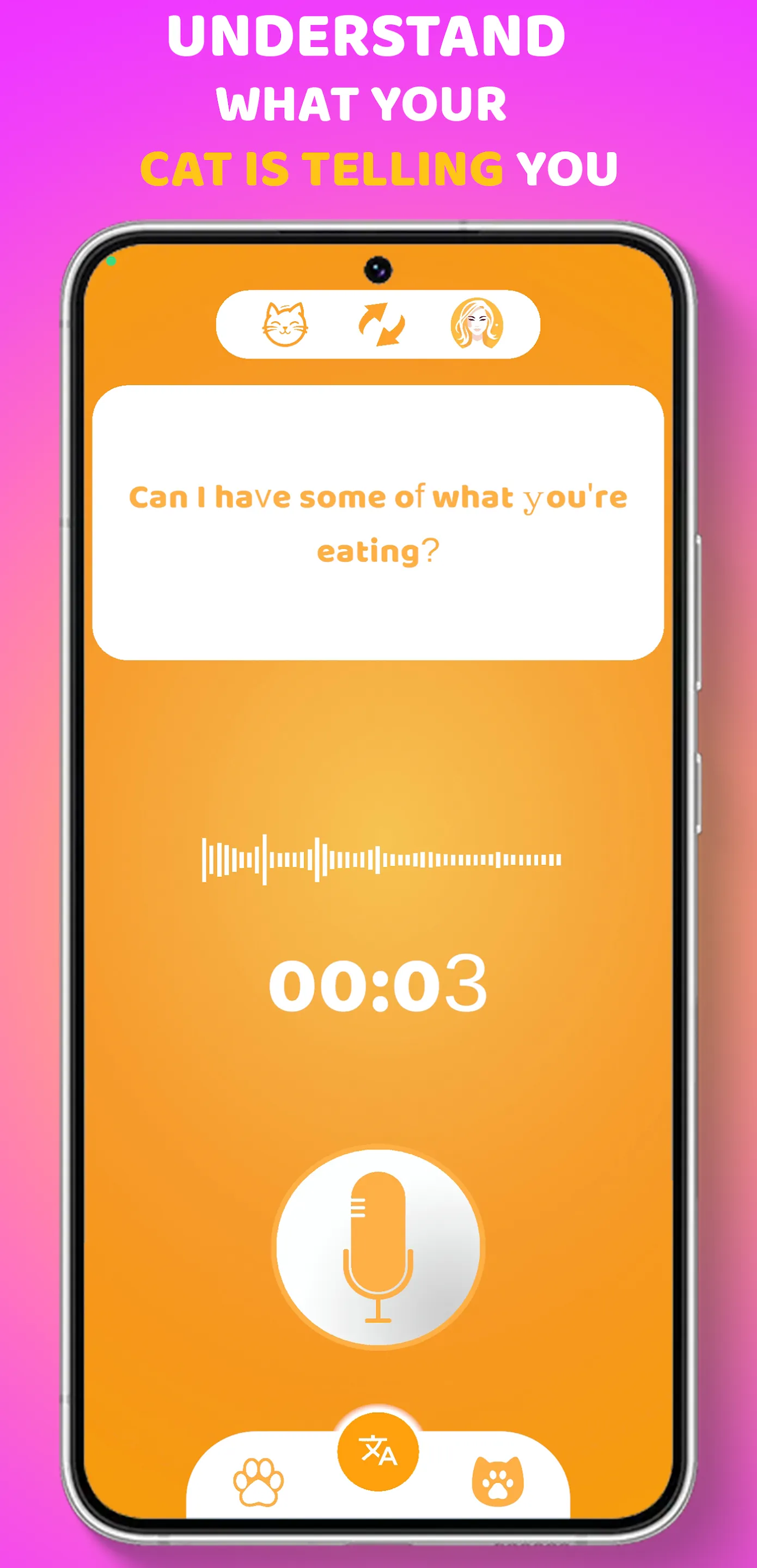 Cat to Human Translator | Indus Appstore | Screenshot