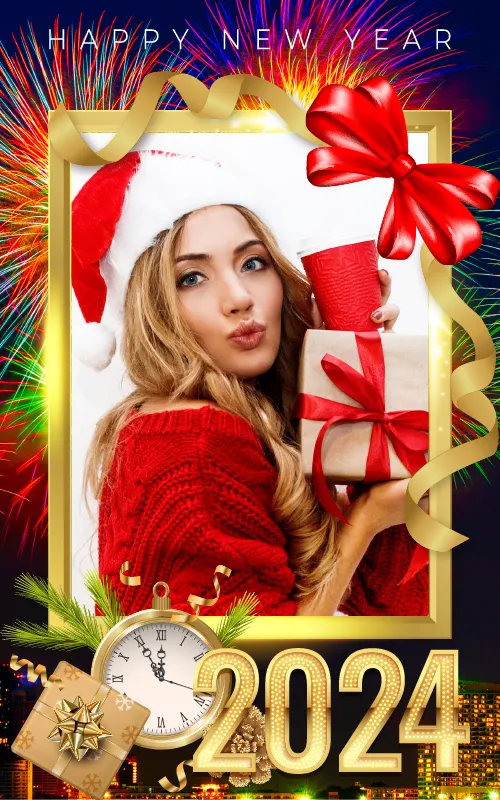 New Year Photo Frame 2024 | Indus Appstore | Screenshot