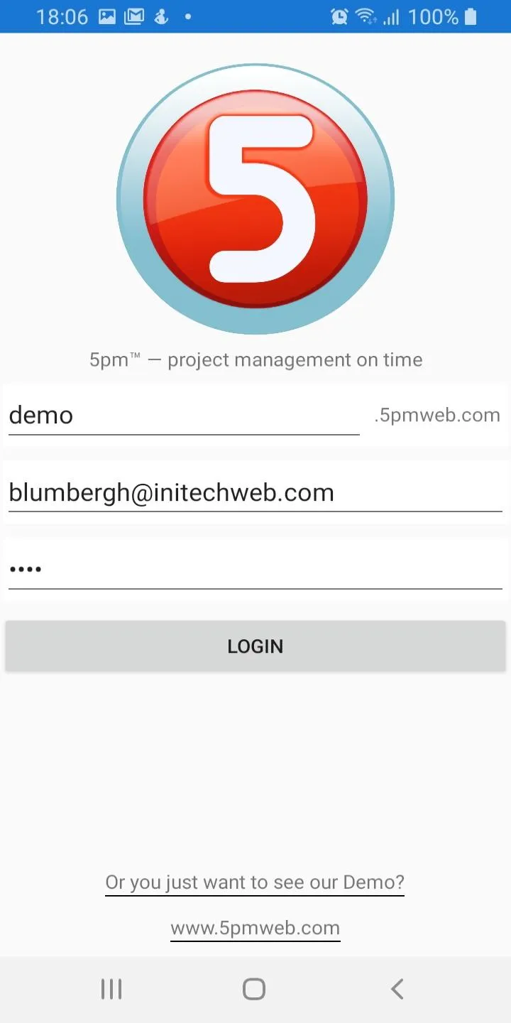 5pm — Project Management on Ti | Indus Appstore | Screenshot