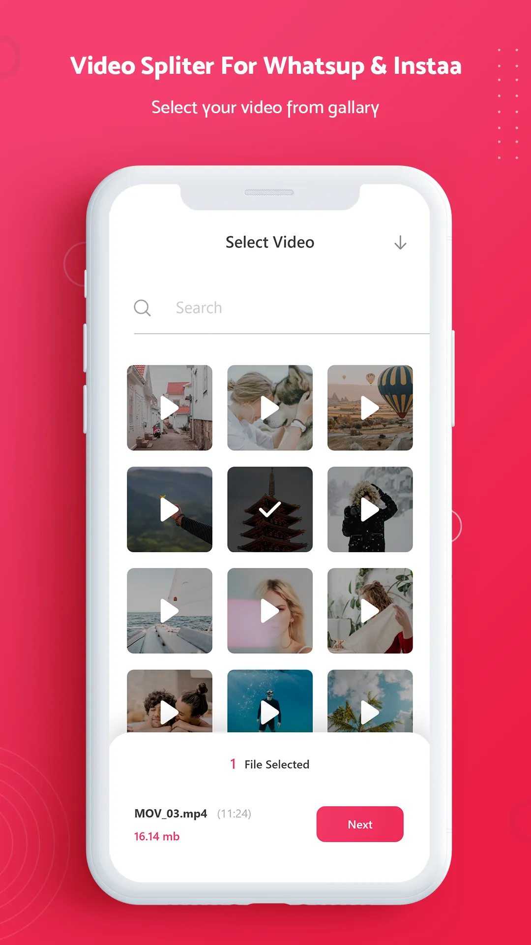 Video Spliter For Whatsup & In | Indus Appstore | Screenshot