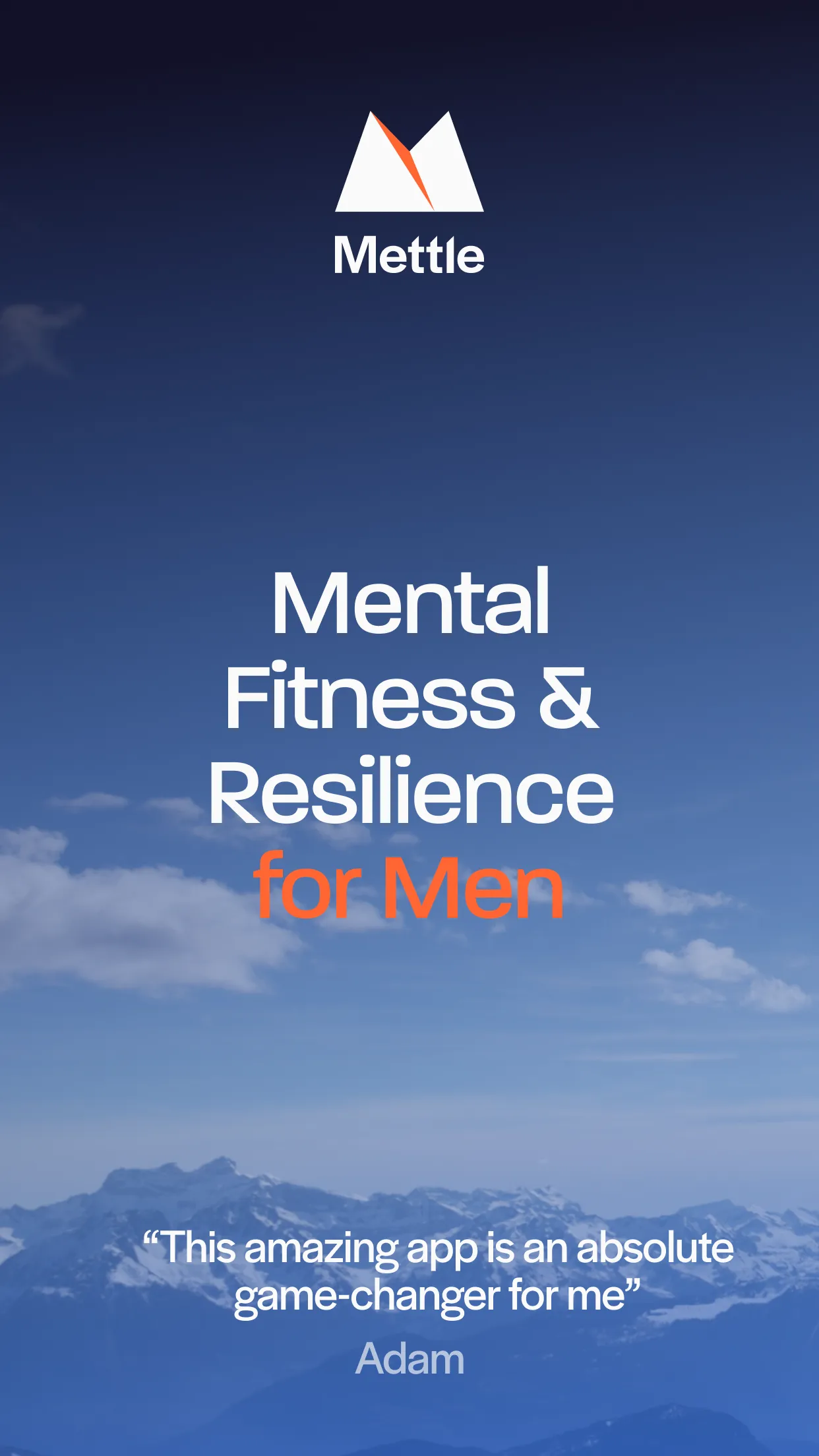 Mettle: Mental Health for Men | Indus Appstore | Screenshot
