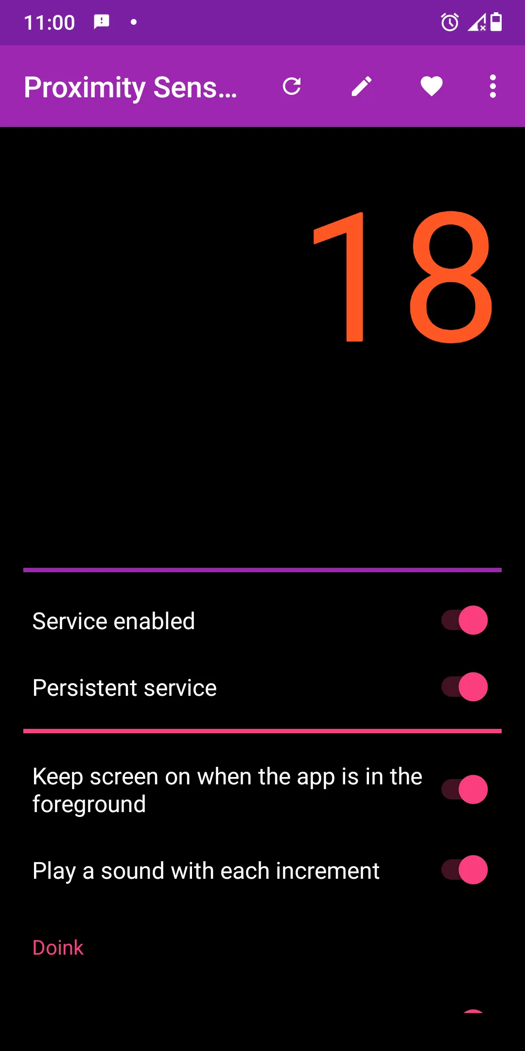 Proximity Sensor Counter | Indus Appstore | Screenshot