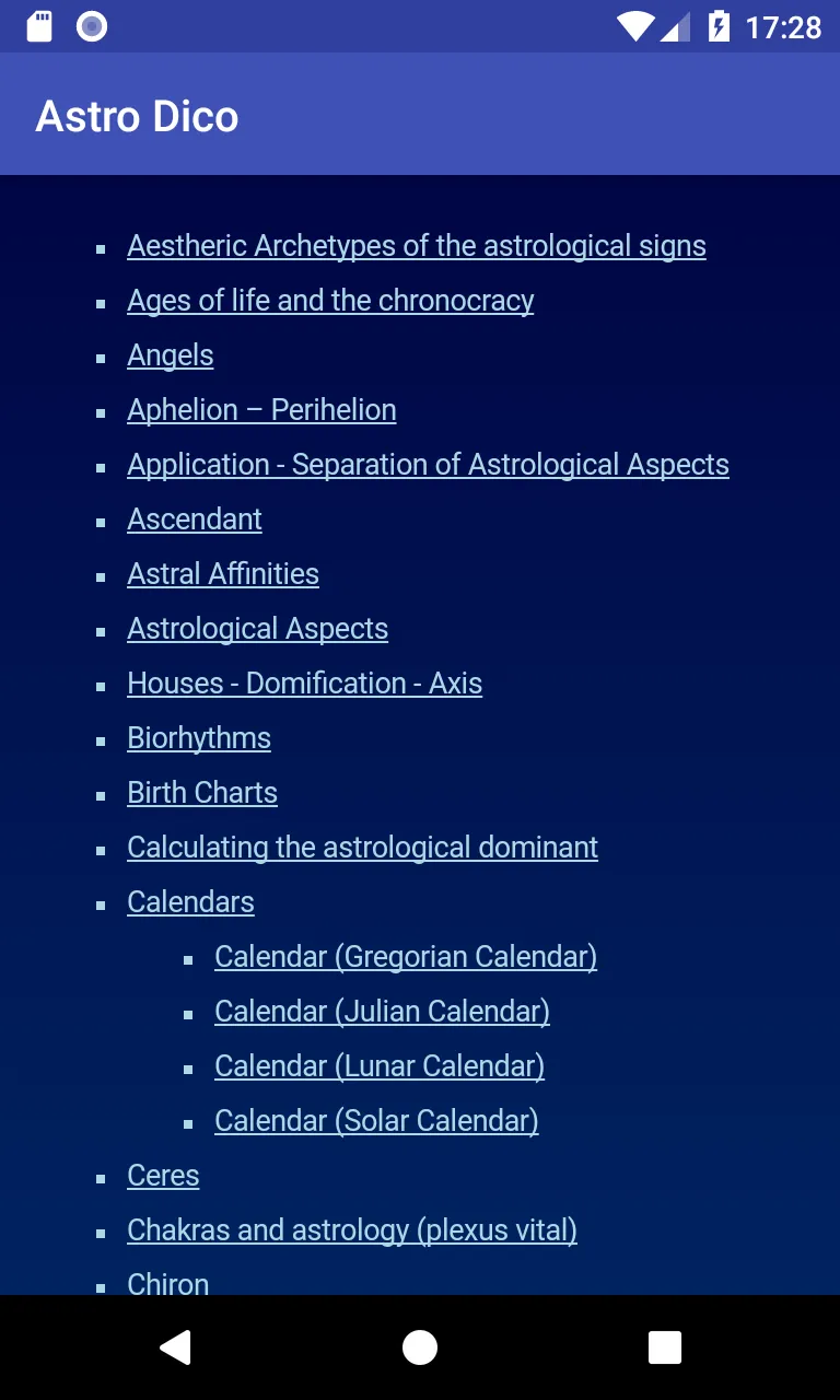 Astrology Dictionary | Indus Appstore | Screenshot