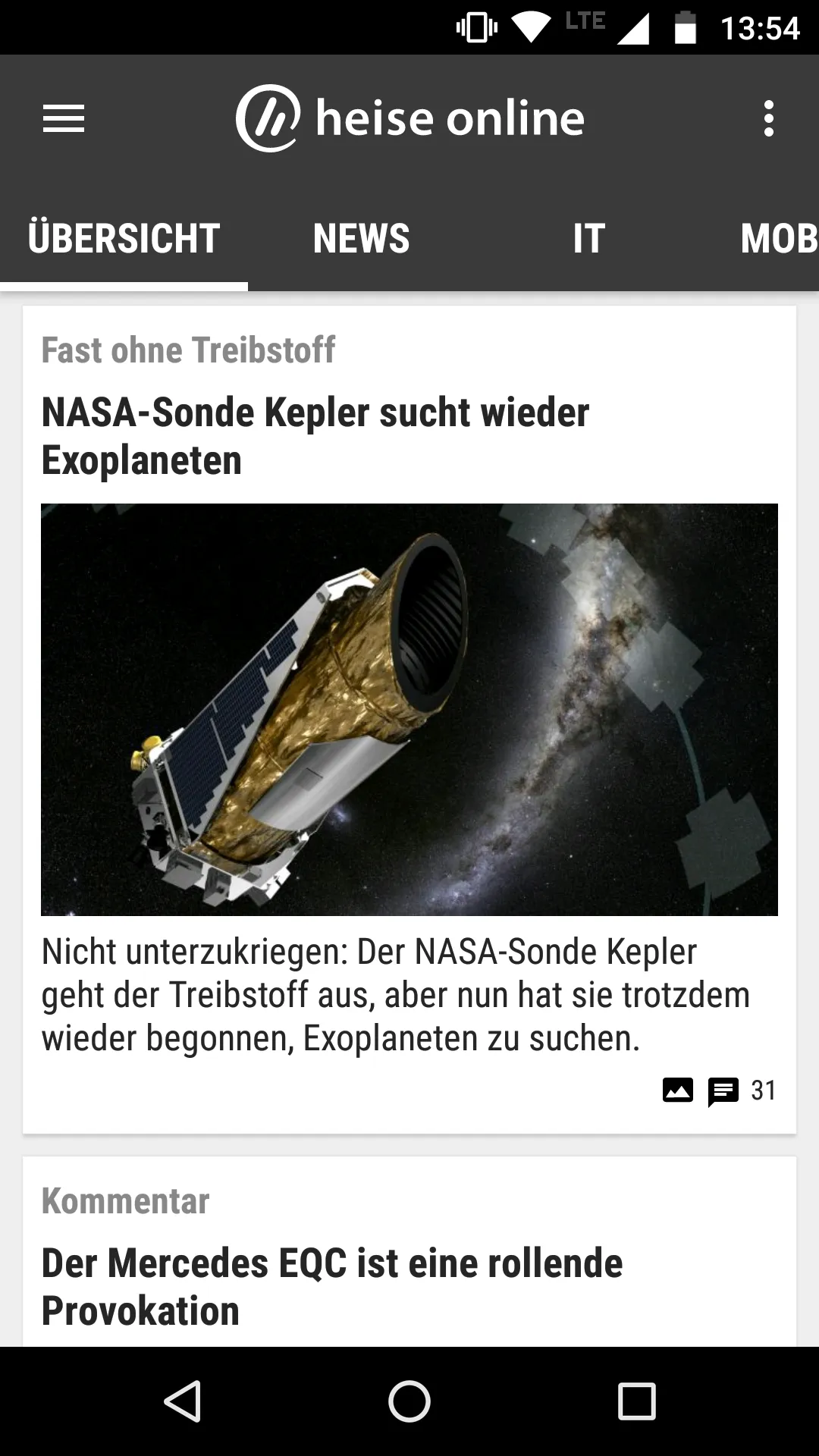 heise online - News | Indus Appstore | Screenshot