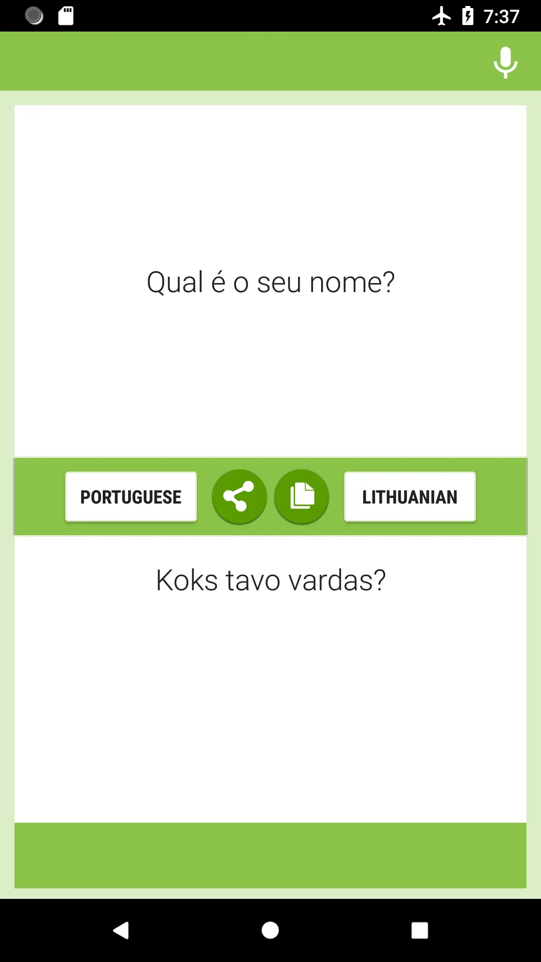 Portuguese-Lithuanian Translat | Indus Appstore | Screenshot