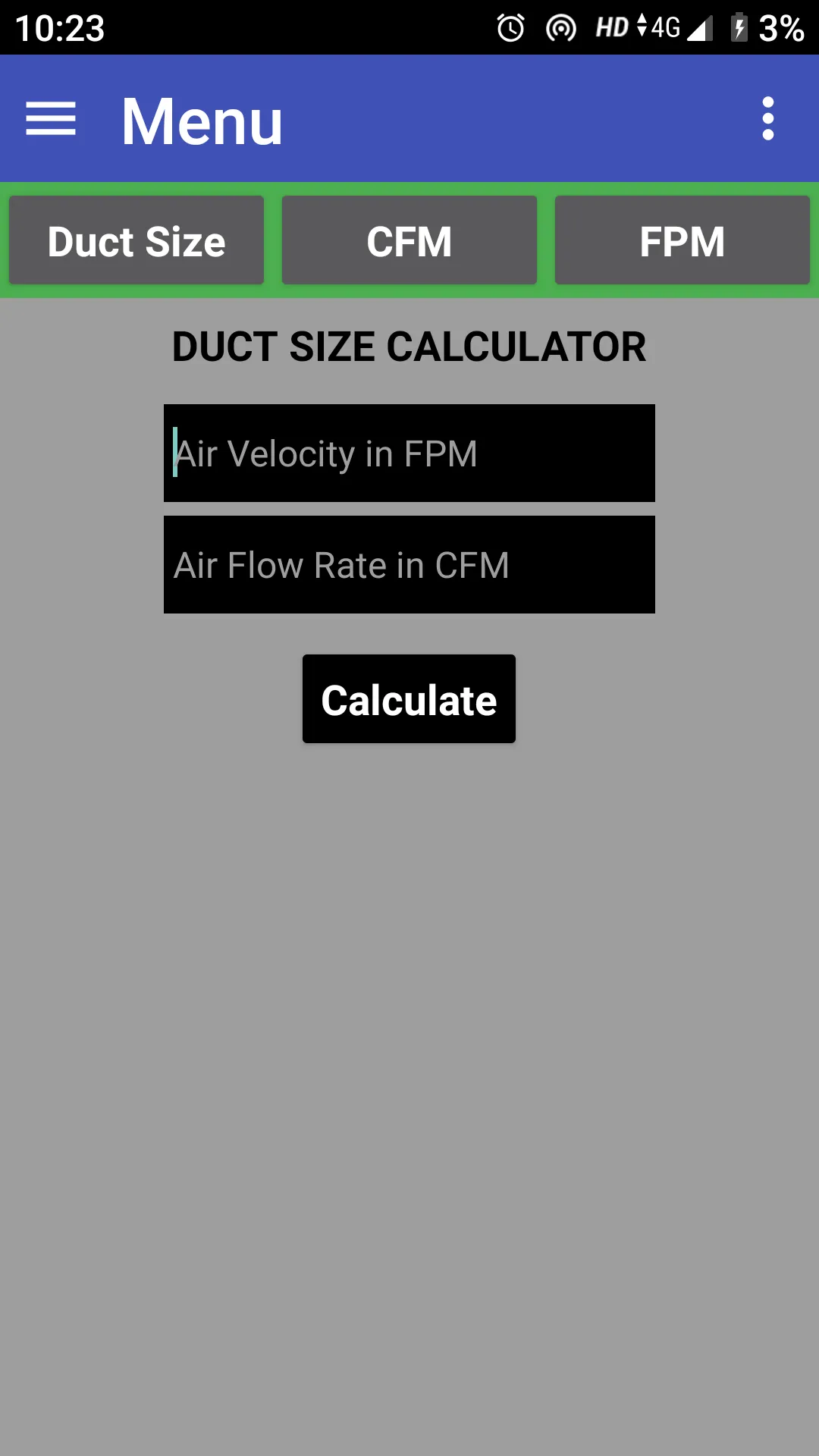 Duct Calculator | Indus Appstore | Screenshot