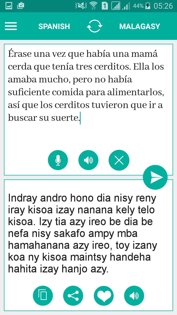 Malagasy Spanish Translator | Indus Appstore | Screenshot