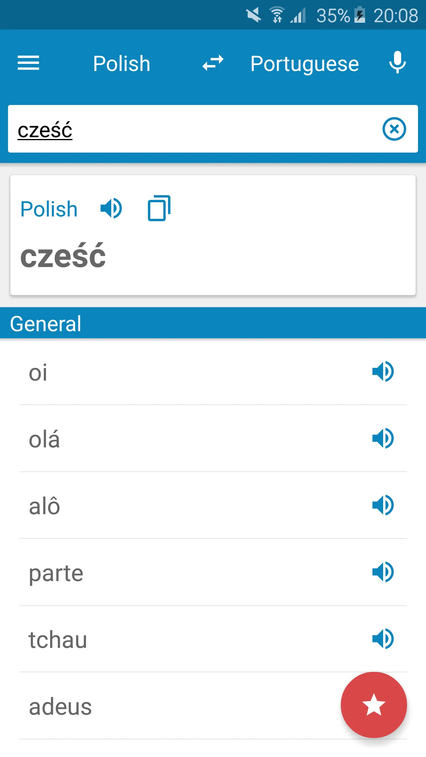 Polish-Portuguese Dictionary | Indus Appstore | Screenshot