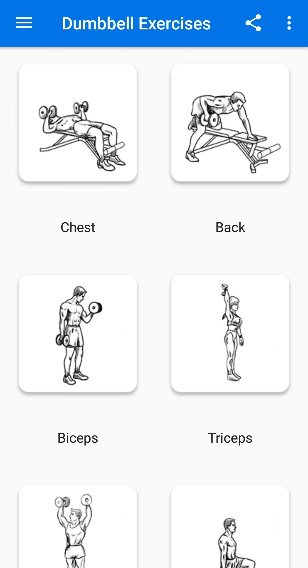 Dumbbell Exercises | Indus Appstore | Screenshot