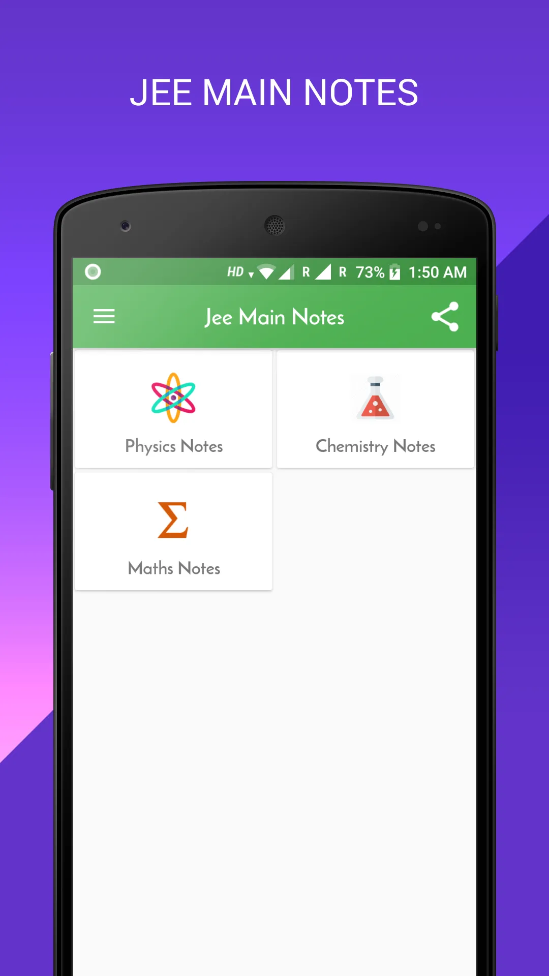 JEE Main Notes Offline | Indus Appstore | Screenshot