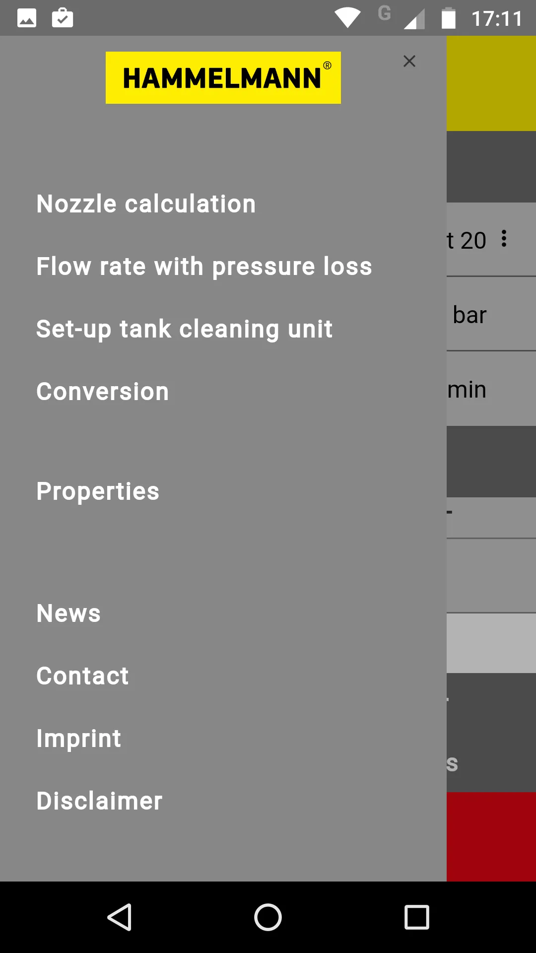 Water Jetting Calculator | Indus Appstore | Screenshot