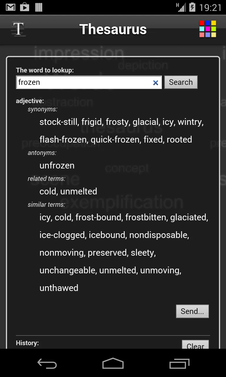 Thesaurus | Indus Appstore | Screenshot