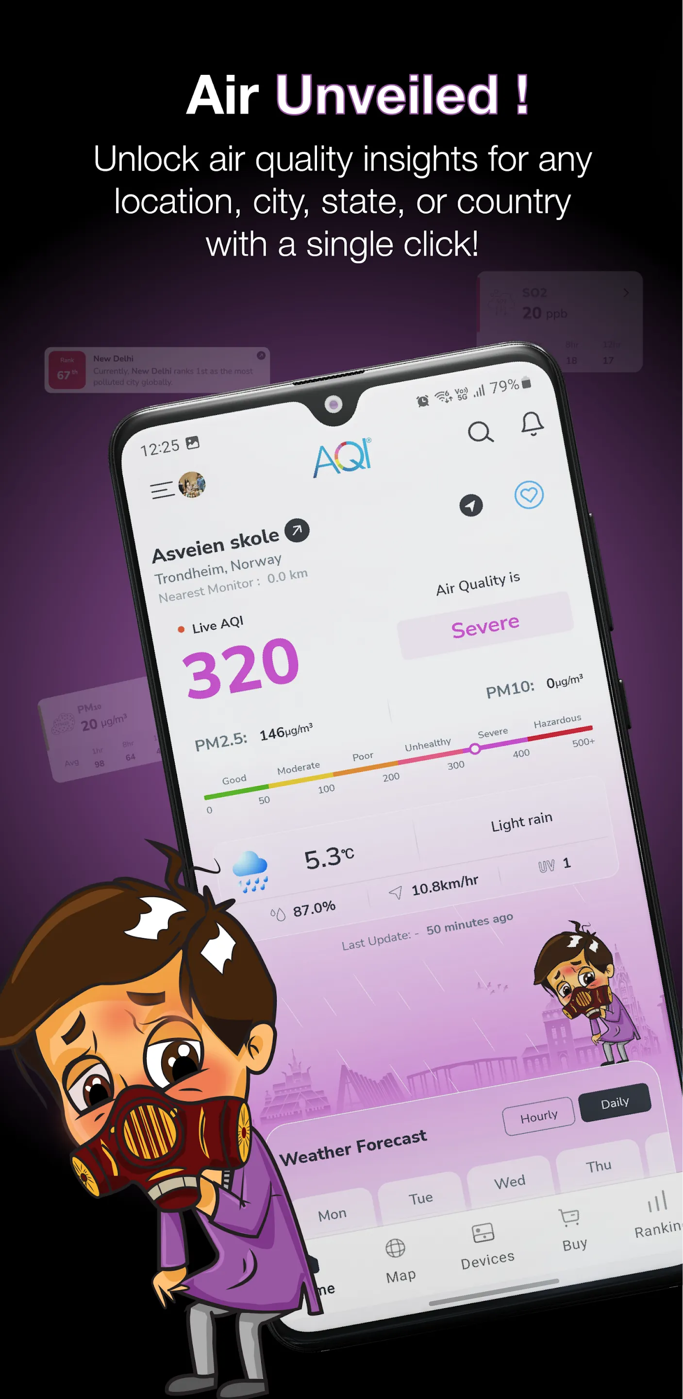 AQI (Air Quality Index) | Indus Appstore | Screenshot