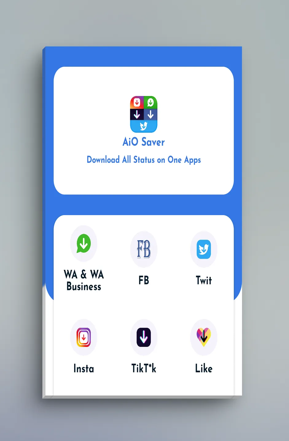 AiO - All in One Status Saver | Indus Appstore | Screenshot