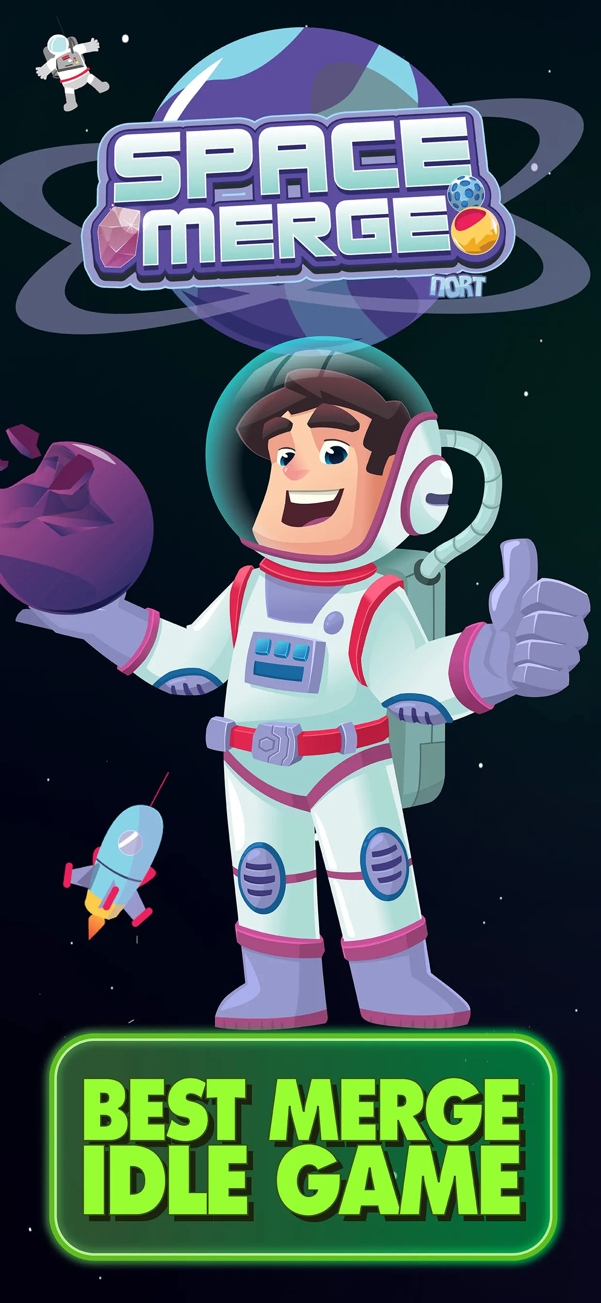 Space Merge: Cosmic Idle Game | Indus Appstore | Screenshot