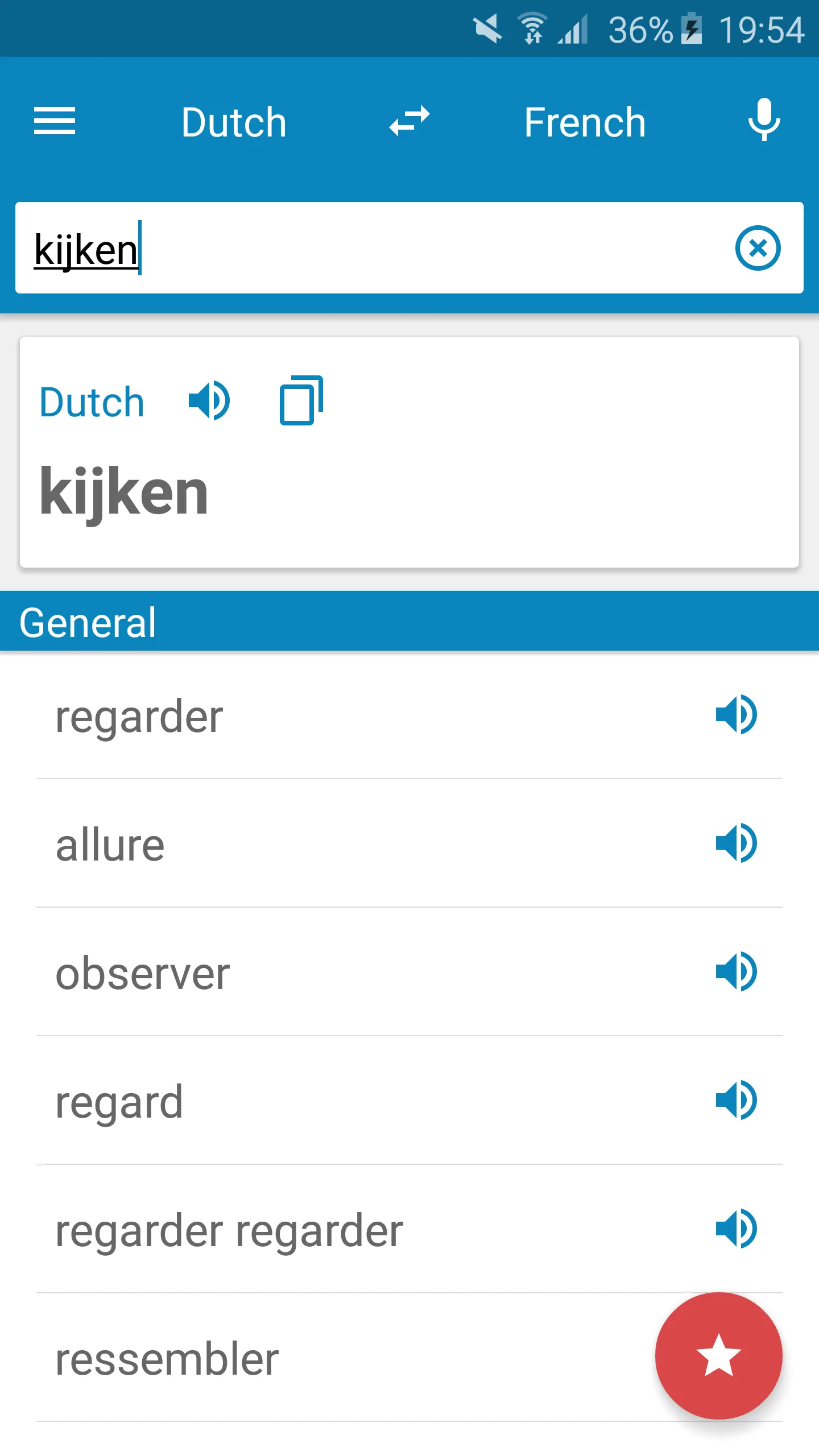 Dutch-French Dictionary | Indus Appstore | Screenshot