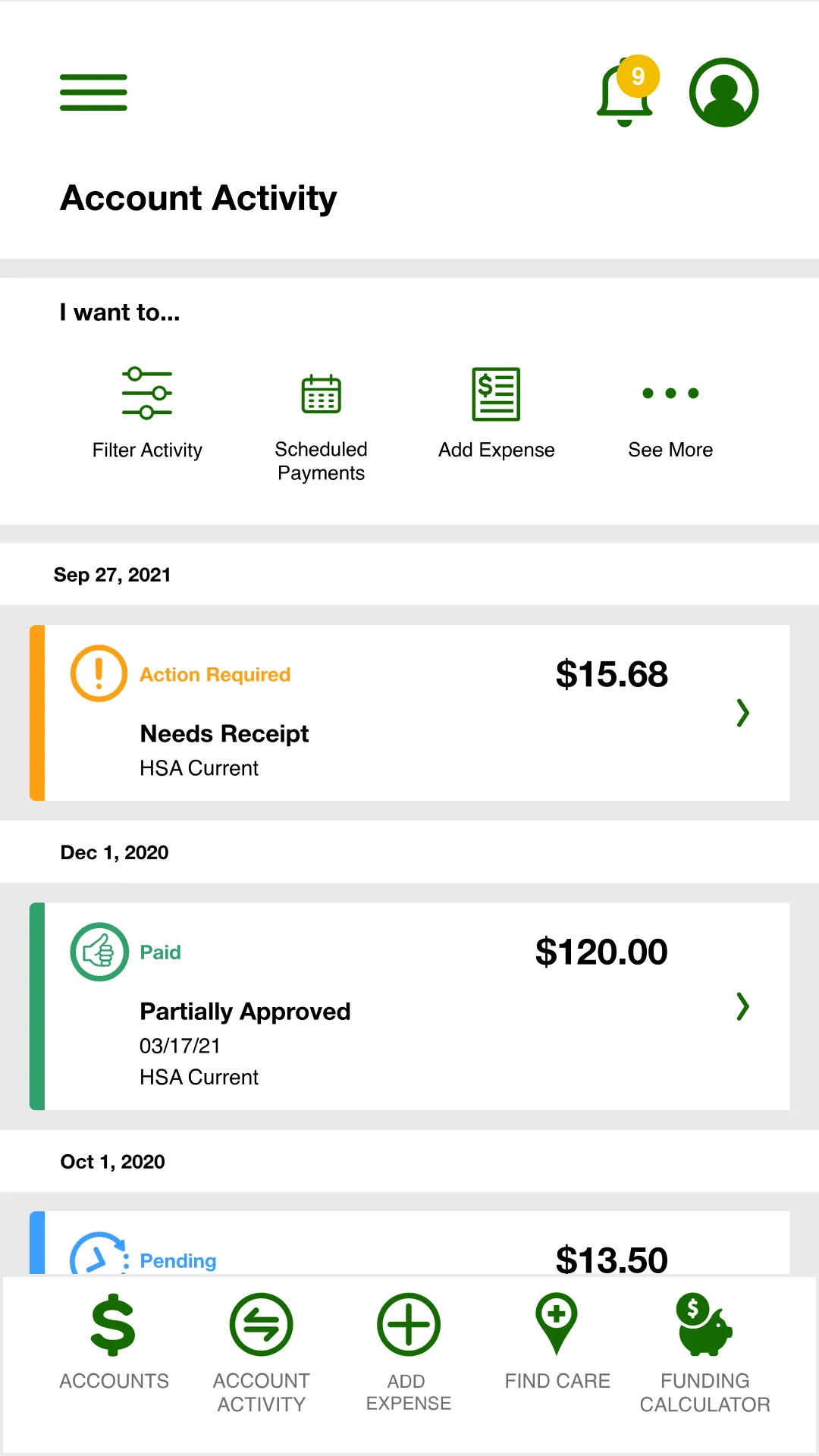 Envision Benefit Debit Card | Indus Appstore | Screenshot