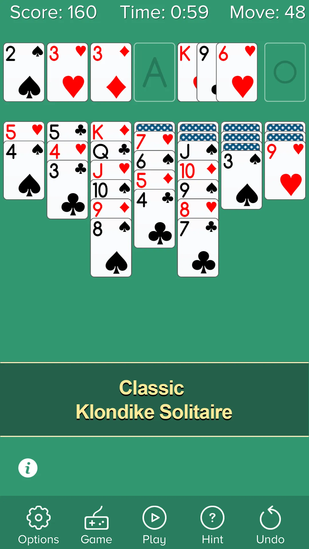 Klondike Solitaire | Indus Appstore | Screenshot