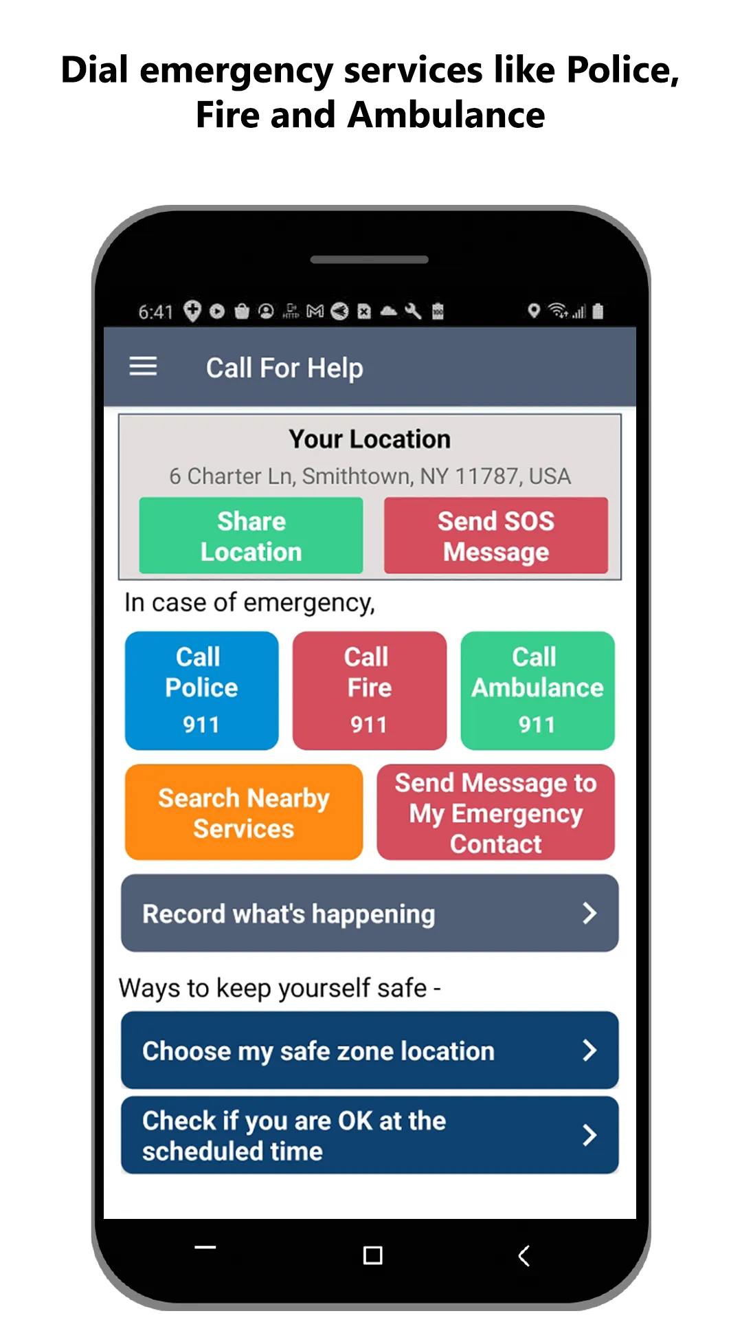 Call For Help - Emergency SOS | Indus Appstore | Screenshot