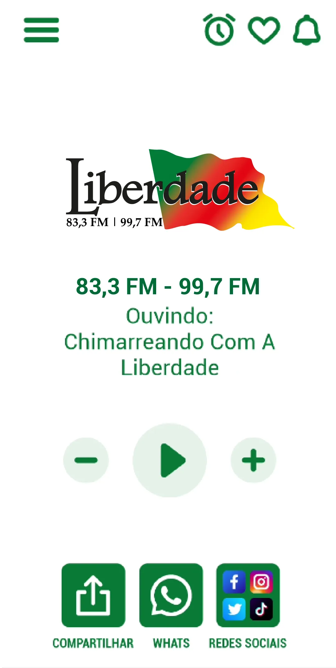 Rádio Liberdade - 82,5 FM | Indus Appstore | Screenshot