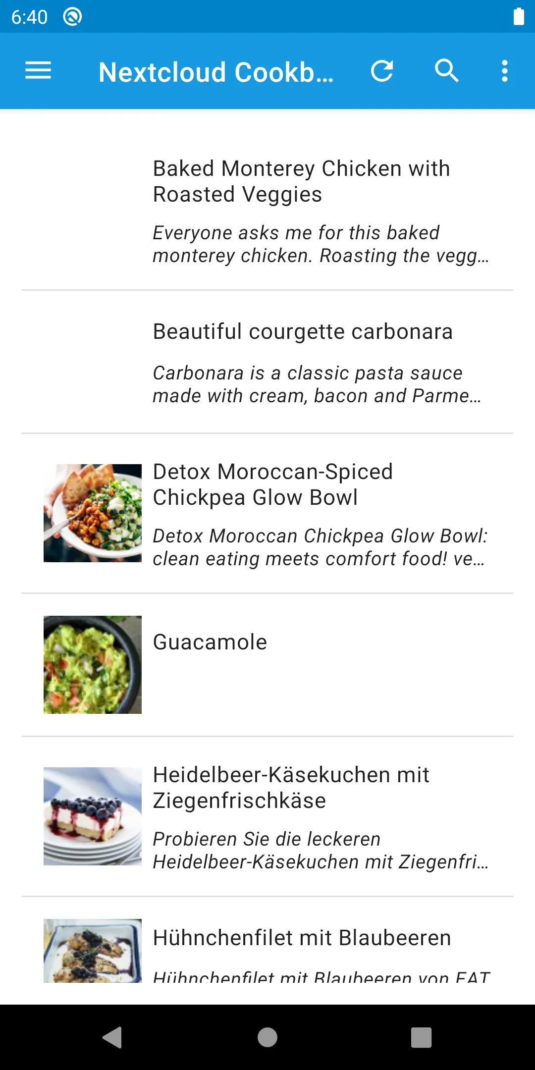 Nextcloud Cookbook | Indus Appstore | Screenshot