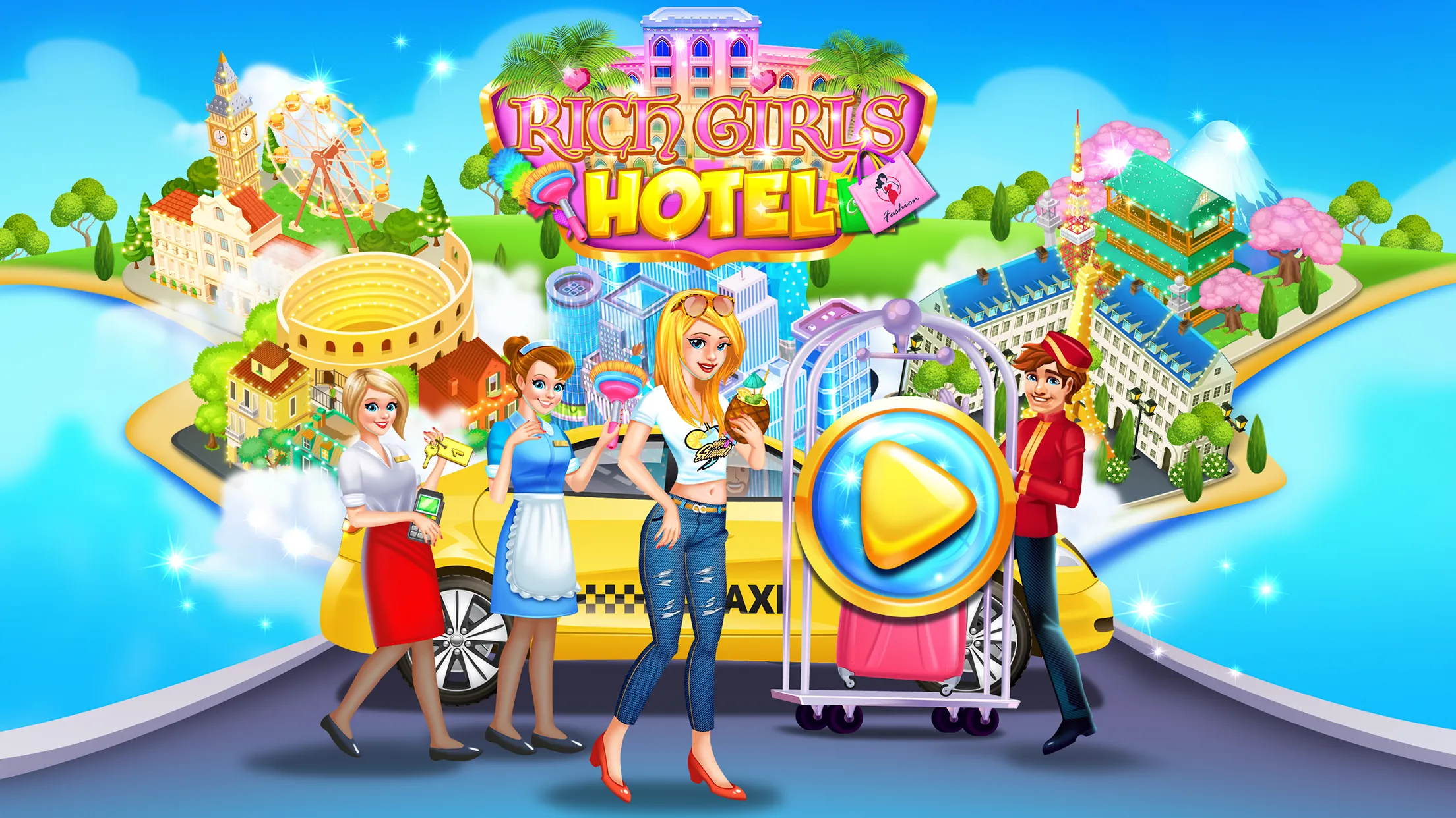 Rich Girls Hotel Shopping Game | Indus Appstore | Screenshot