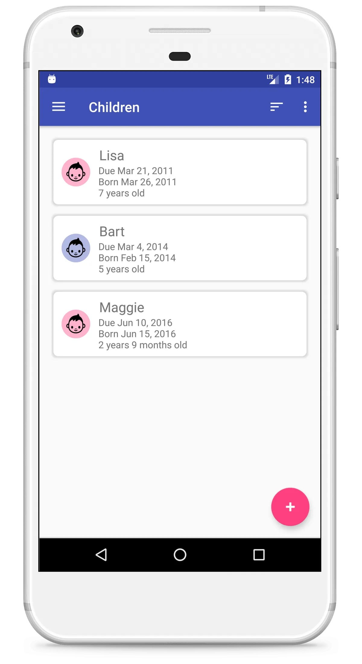 Child Growth Tracker | Indus Appstore | Screenshot