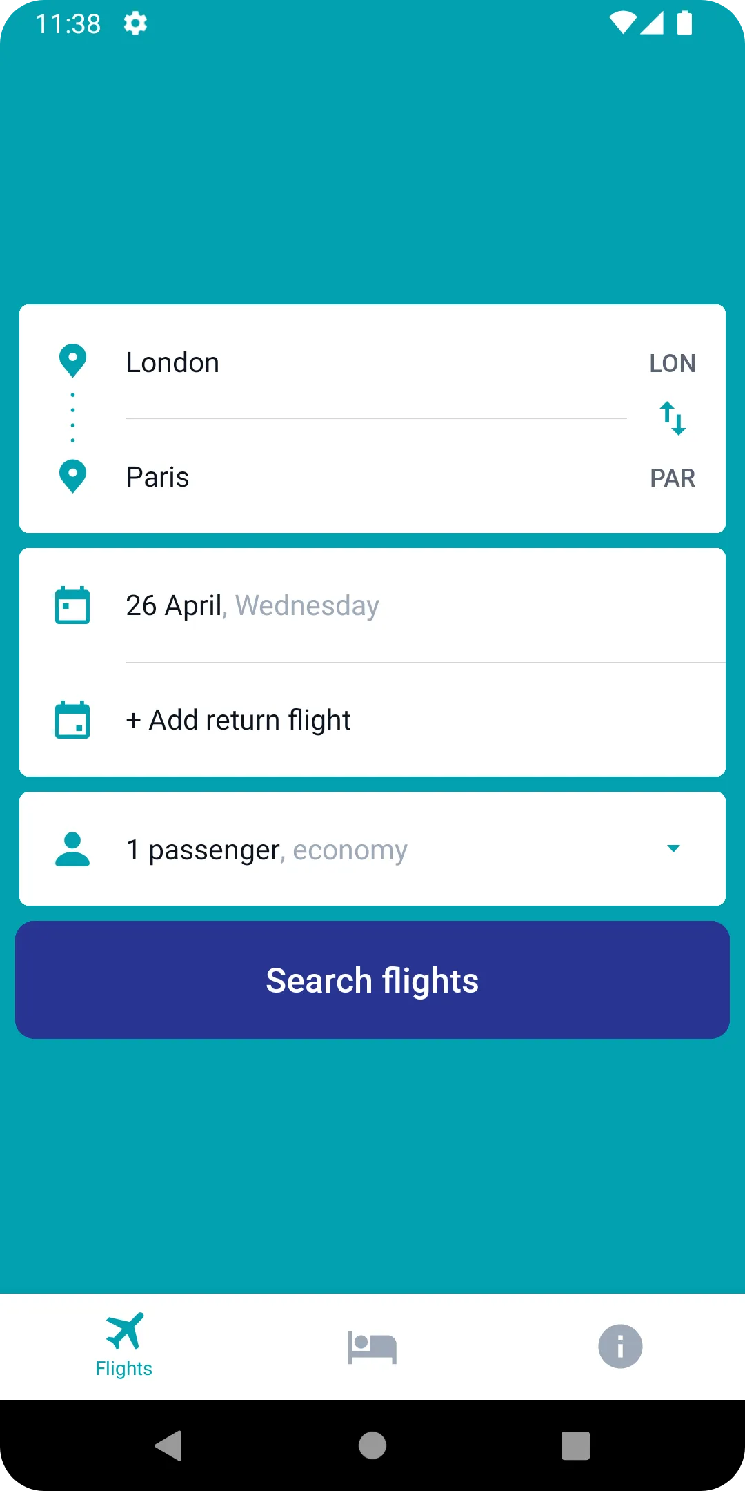 Cheap flights and hotels | Indus Appstore | Screenshot