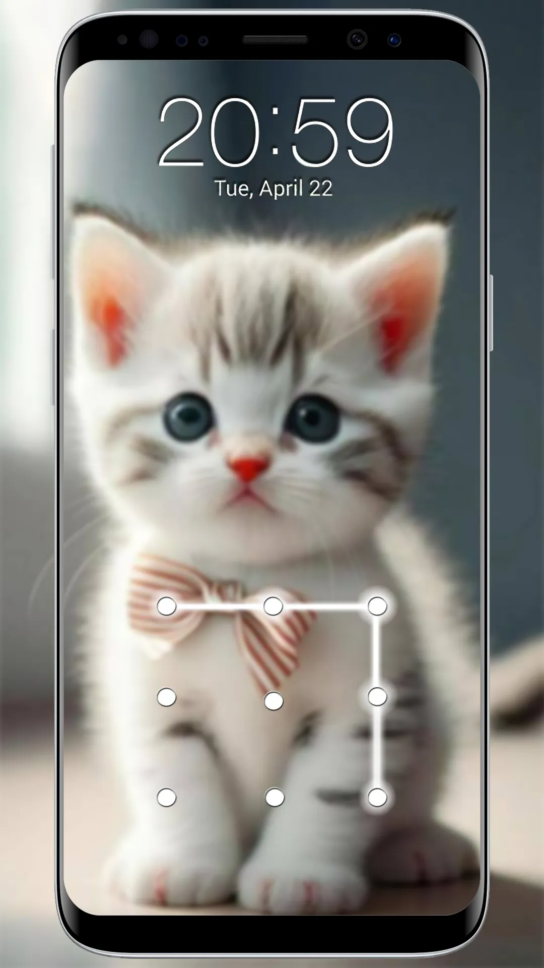 Kitty Cat Lock Screen | Indus Appstore | Screenshot