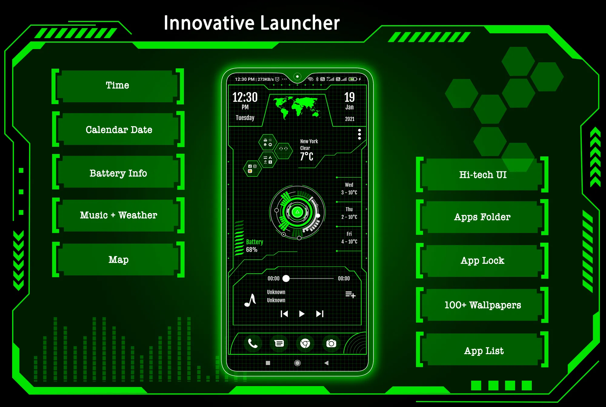 Innovative Launcher - AppLock | Indus Appstore | Screenshot