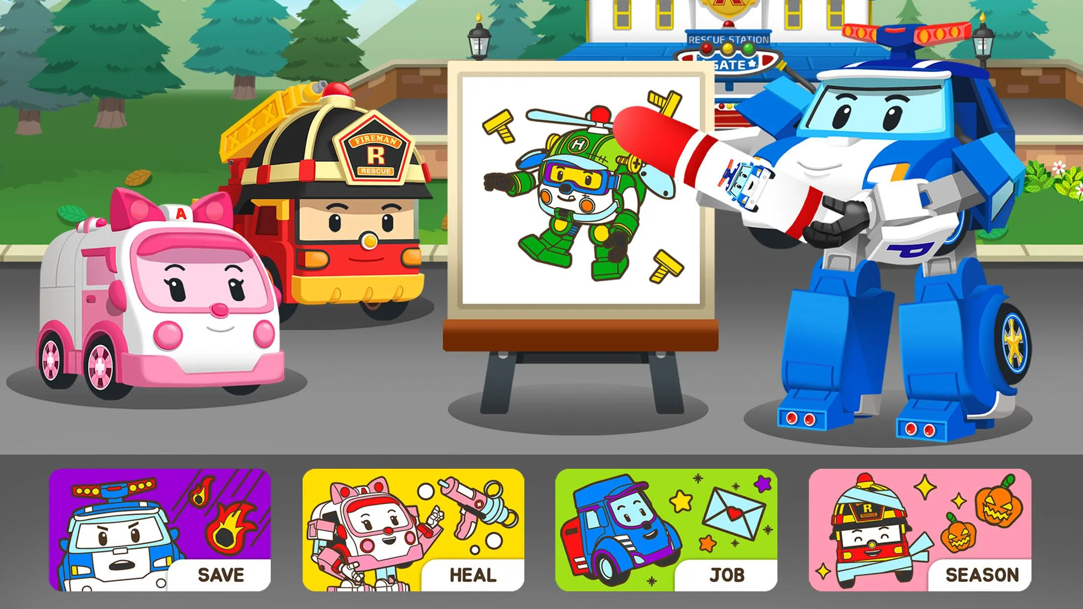 Robocar Poli SketchBook - Kids | Indus Appstore | Screenshot