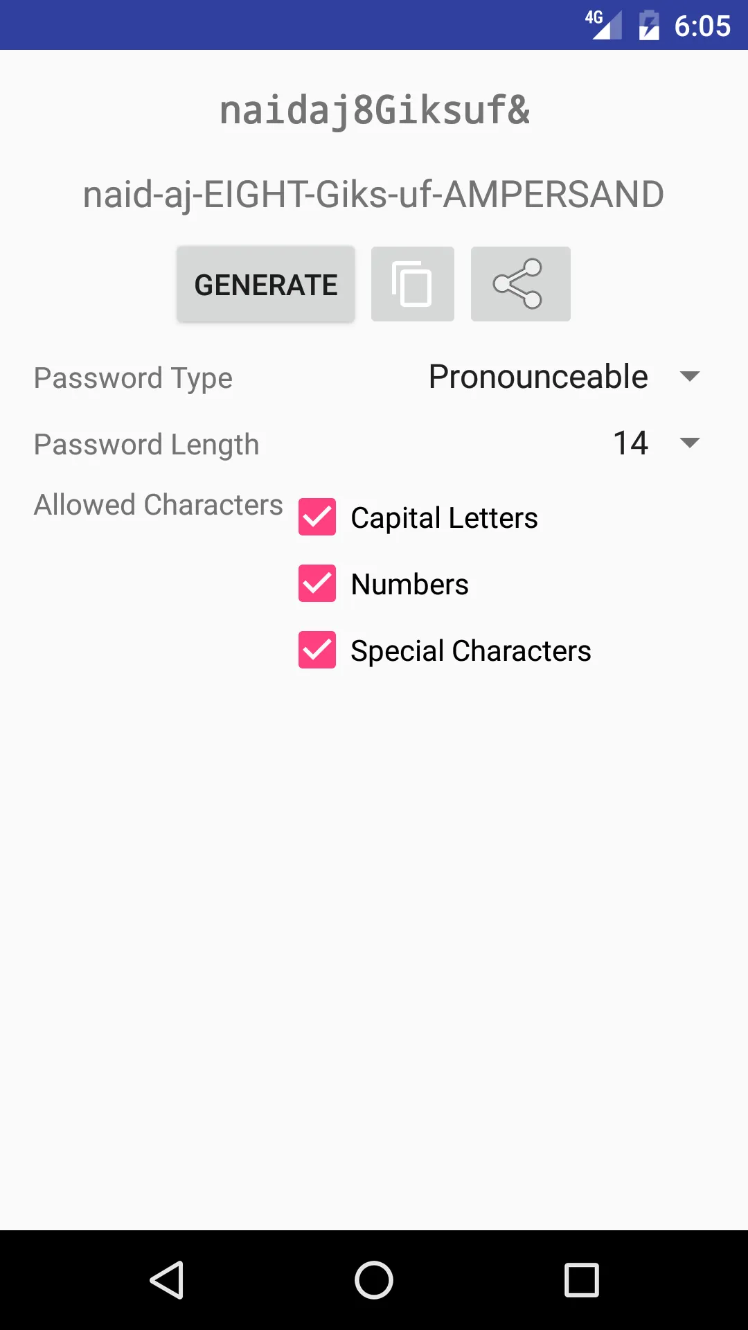 Advanced Password Generator | Indus Appstore | Screenshot