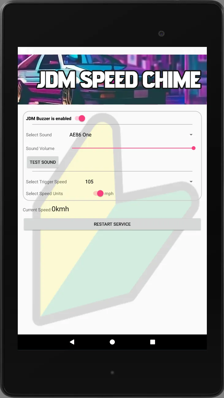 JDM Speed Chime (AE86) | Indus Appstore | Screenshot