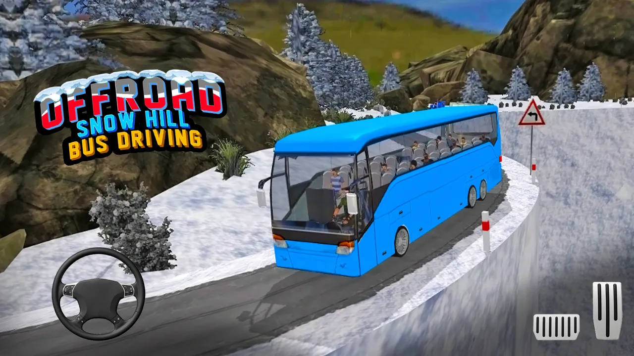 Offroad Snow Hill Bus Driving | Indus Appstore | Screenshot