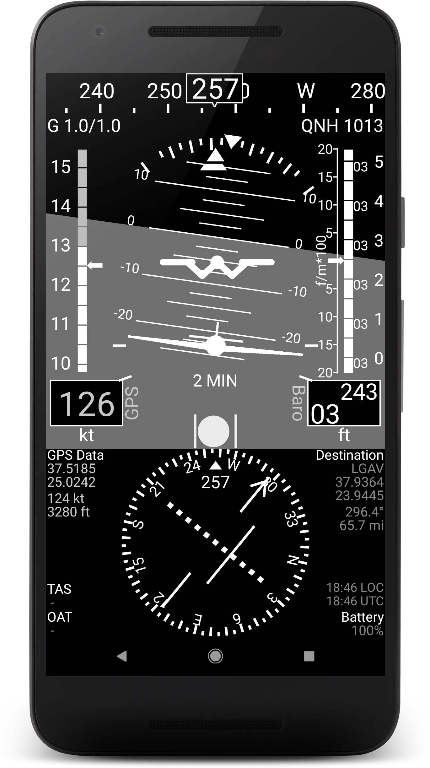 A-EFIS black & white | Indus Appstore | Screenshot