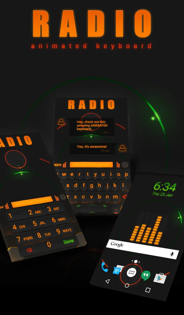 Radio Animated Keyboard | Indus Appstore | Screenshot